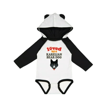 

Inktastic Karelian Bear Dog Lover Gift Baby Boy or Baby Girl Long Sleeve Bodysuit