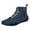 Blue, variant on Vintage Combat Boots for Men with Side Zipper Comfortable Casual Wide Width Lace up Leather Orthopetic Walking Riding Ankle Booties Blue Size 11
