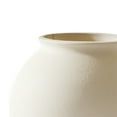 thumbnail image 4 of Better Homes & Gardens Matte Ceramic Round Vase, 5.9", Natural Beige White, 4 of 7