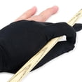 thumbnail image 3 of Guante de billar de 3 dedos Sharpla Color negro, 3 of 8