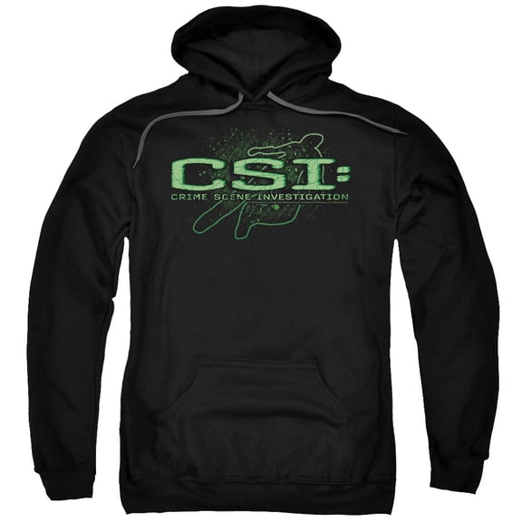 Csi Sketchy Shadow Adult Pullover Hoodie Sweatshirt Black