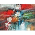 thumbnail image 1 of Trademark Fine Art Cube Abstract IV by Rio, Wood Slats 12x16, Multi-Color, 1 of 8