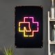 thumbnail image 2 of Placa Metal Vintage Neón Rammstein Pintura Hierro Rectangular Pared 20x30cm, 2 of 9
