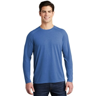 Sport-Tek PosiCharge Long Sleeve Tri-Blend Wicking Raglan Tee ST400LS
