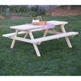 thumbnail image 2 of Pressure Treated Pine Picnic Table with Attached Benches, 2 of 13