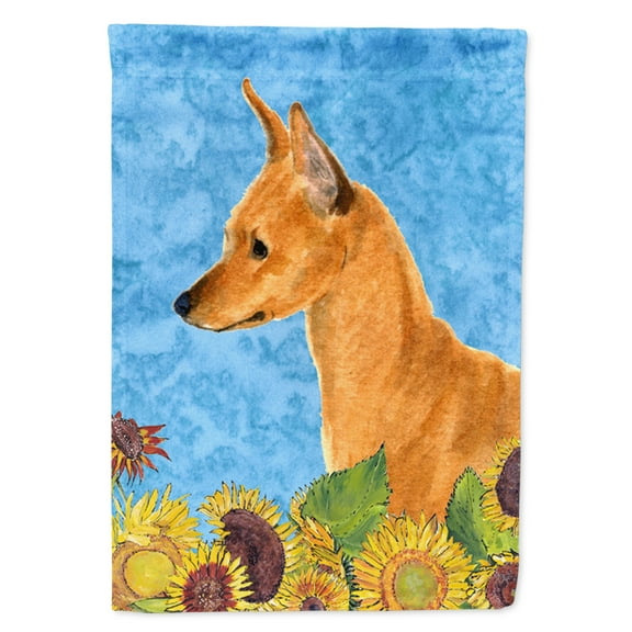 Caroline's Treasures SS4235-FLAG-PARENT Min Pin Flag, , multicolor