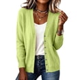 thumbnail image 2 of vzibsiv Cardigan Sweaters for Women V Neck Button Down Long Sleeve Soft Knit Lightweight Jacket Size 2XL, 2 of 5