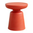 thumbnail image 4 of yuksok Small End Table Simple Smooth Tea Table for Living Room Household NightStand Red, 4 of 9