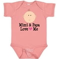 thumbnail image 3 of Inktastic Mimi and Papa Love Me Baby Girl Girls Baby Bodysuit, 3 of 5