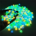 thumbnail image 2 of 1000pcs Luminous Stones, Glow In The Dark Rocks For Garden Decoration, Outdoor Yard Lawn Path Pebble Fish Tank Aquarium Decor, 2 of 5