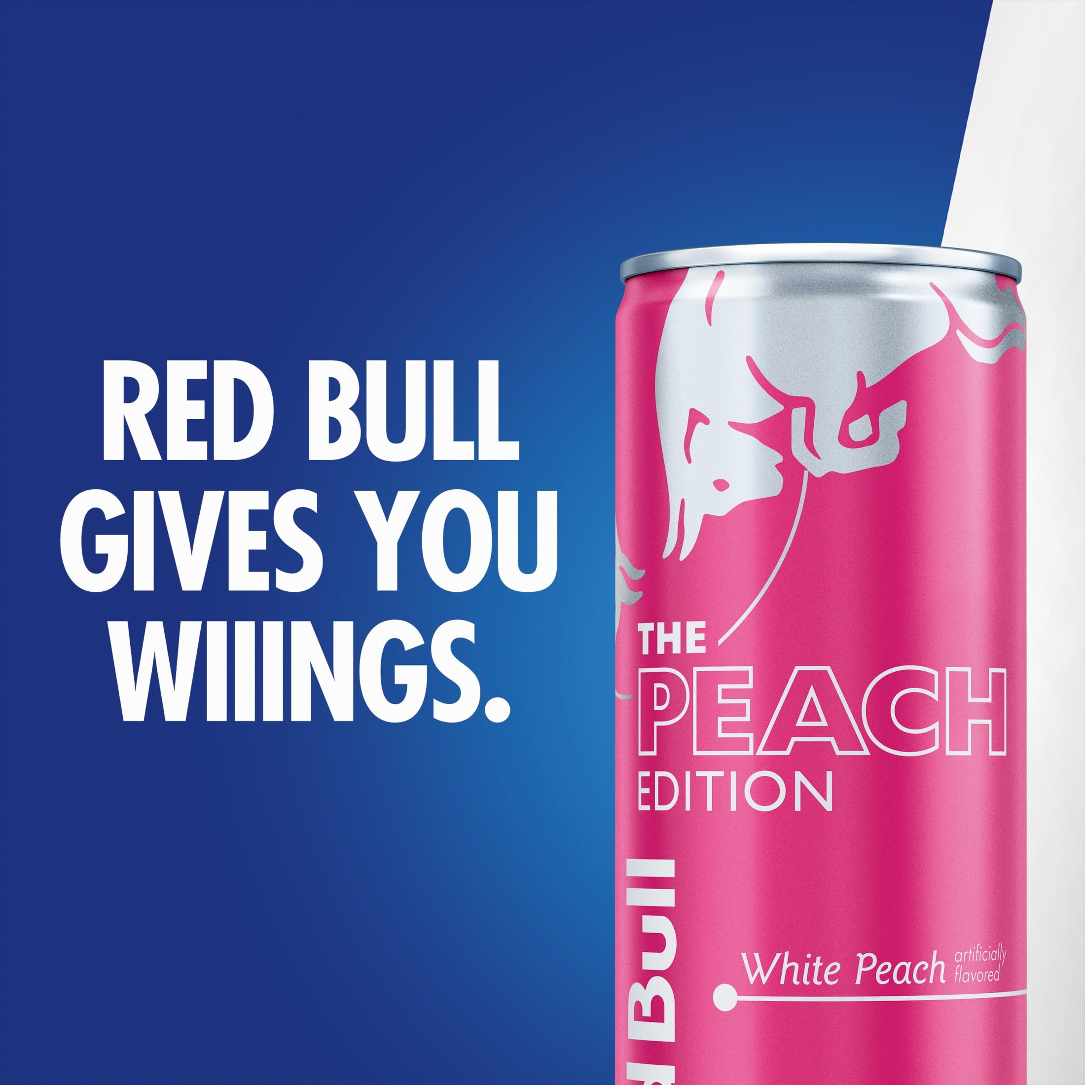 ピーチ、グレープ、レッドブル Red Bull Peach Edition Energy Drink, White Peach, 12 fl. oz., Pack