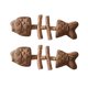 thumbnail image 1 of Juguete masticable natural para gatos con forma de espina de pescado, hierba gatera Silvervine, palo masticable, cuidado dental, palo de limpieza para gatos, juego interactivo, salud bucal, 1 of 8