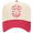 Natural/Red, variant on Women's Embroidered Otto Cap 5 Panel Mid Profile Baseball Cap - Not my First Rodeo, Bull Skull, Natural/Navy