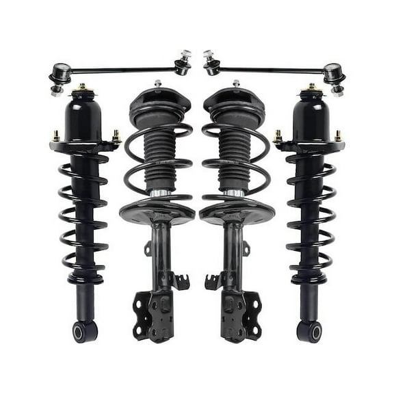 Front and Rear Strut Assembly and Sway Bar Link Kit - Compatible with 2004 - 2009 Toyota Prius Base 2005 2006 2007 2008