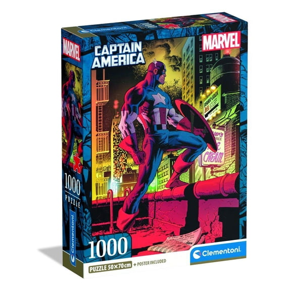 Clementoni 37049 Marvel Captain America 1000 Piece Puzzle