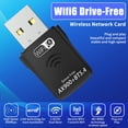 thumbnail image 6 of WiFi 6 USB Wireless Adapter with Bluetooth 5.4, Dual Band 900Mbps (600Mbps+286Mbps), 2.4G/5G, Driver-Free Plug & Play, Mini Wireless Receiver & Transmitter for PC/Laptop., 6 of 11