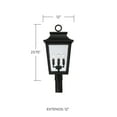 thumbnail image 3 of Capital Lighting 953345 Chandler 4 Light 24" Tall Post Light - Black, 3 of 7