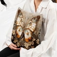thumbnail image 6 of Butterfly Stylish Velvet Throw Pillow Covers Inserts Set of 2 for Bed & Chair - Unique Patterns, 16x16, 18x18, & 20x20 Inches for Any Occasion!, 6 of 6