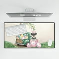 thumbnail image 4 of Easter Egg Schnauzer Bunny Ear Welcome Spring Truck Desk Mat Full Keyboard Mouse Pad Miniature Schnauzer Dog Lover Large Mousepad - 12002, 4 of 5