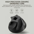 thumbnail image 2 of Portable Electric Coffee Grinder Type-C Rechargeable Coffee Bean Grinder with Adjustable Coarseness Ceramic Burrs One Button Control Burr Coffee Grinder for French Press / Espresso, 2 of 9
