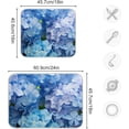 thumbnail image 3 of Polovillae Colorful Tropical Flowers Dish Drying Mat for Kitchen Counter Absorbent Heat Resistant Microfiber Dishes Drainer Mat 16x18 in Dish Pad Sink Mat Protective Pad Kitchen Decor, 3 of 6