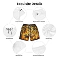 thumbnail image 6 of Goosebumps Mens Swim Trunks Quick Dry Board Shorts with Mesh Lining Beach Shorts Swimwear Bathing Suits, 6 of 7