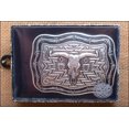 thumbnail image 2 of Crumrine Men's Steer Skull Belt Buckle 38026, 2 of 2