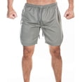 thumbnail image 1 of 2 para hombre en 1 pantalones cortos deportivos para correr entrenamiento de gimnasio ligero de secado rápido, 1 of 3