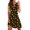 2-Orange, variant on TJAZFJPA Grad Dress Womens Elegant O Neck Crewneck Tank Dress Flower Printed Casual Dress Cottagecore Dress Dresses for Grandmother of the Bride