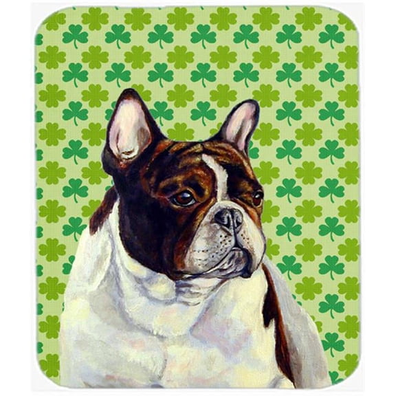 Carolines Treasures French Bulldog St. Patricks Day Shamrock Portrait Mouse Pad