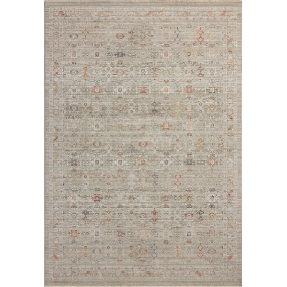 Chris Loves Julia x Loloi Ida Spa / Multi 5'-3" x 7'-6" Area Rug
