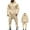 Beige, variant on Men's 2 Piece Outfits Athletic Full Zip Tracksuit Jacquard Jogging Set Jackets And Pants Outfit Casual Athletic Jogging Warm Up Sets