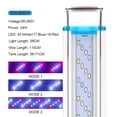 thumbnail image 2 of Luz Del Acuario Acuario Barra de luz LED Fish Tank Slim Clip Lámpara Planta Creciente Iluminación acuática, 2 of 4