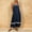 Navy, variant on QUNYINEY Casual Summer Dresses for Women Striped A Line Long Sleeveless Sundress Square Neckline Loose Fit with Pockets Dresses
