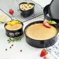 thumbnail image 3 of Round Cake Mold with Lock Baking Tray Baking Dish Cake Mold Set Not Stain Chiffon Cake Baking Tray, 3 of 6