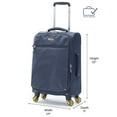 iFLY Softside Luggage Ez Glider 24, Navy