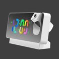 thumbnail image 1 of Digital Projection Alarm Clock Brightness Adjustable for Kids Elders Adults White, 1 of 9