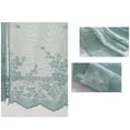 thumbnail image 4 of Langgg Lace Cafe Kitchen Ruffle Window Drape Valance Semi Transparent Voile Curtains Window Treatment, 4 of 9