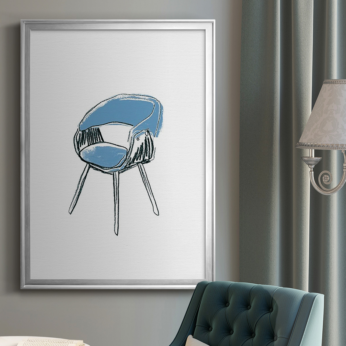 Take a Seat I Premium Framed Print, in Gold, Black, or Silver - Ready to Hang