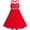 Red, variant on Girls Dress Rhinestone Chiffon Dance Ball Maxi Gown 12 Years