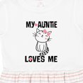 thumbnail image 4 of Inktastic My Auntie Loves Me Girls Toddler Dress, 4 of 5