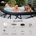 thumbnail image 6 of MSpa Soho Square Inflatable Bubble Massage Spa for 4-6 Person, Energy-Efficient, 6 of 9