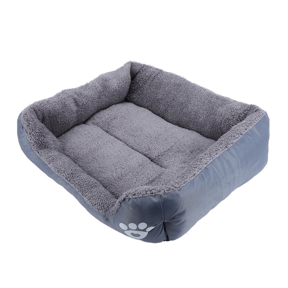 LAZIOEGR Winter‑Warm Plush Pet Sofa Bed – Water‑Resistant Oxford Base, Easy‑Clean, Stylish Square Design for Cats & Dogs, Cozy & Durable