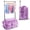 Glitter Purple, variant on Dance Bag with Garment Rack, Glitter Black 28" Dance Competition Must Haves Competition Dance Bag with Rack, Costumes Rolling Garment Bags For Travel Collapsible Suitcase for Dancers Performers
