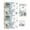 Green Blue, variant on Vintage Blue Coastal Towel Set of 3,Soft Microfiber Bath Towels,Hand Towel,Washcloths,Summer Beach Starfish Shell Coral Nautical Quick-Dry Absorbent Towels for Bathroom Kitchen Hotel Beach Gym Spa