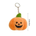 thumbnail image 3 of Beautynvta Halloween Pumpkin Plush Toy, Small Stuffed Pumpkin Doll, Soft Ornaments, Pumpkin Keychain Pendant for Purse Backpack Decoration, 3.5 Inch, 3 of 6
