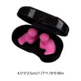 thumbnail image 3 of EGNMCR Silicone Bouchons d'Oreilles en pour la Natation, Bouchons d'Oreilles Imperméables pour Dormir, Réduction du Bruit 40 dB, Super Doux, Protection Auditive Réutilisable pour la Douche, le Surf, le Voyage, Bouchons d'Oreilles en Silicone Sn, 3 of 6