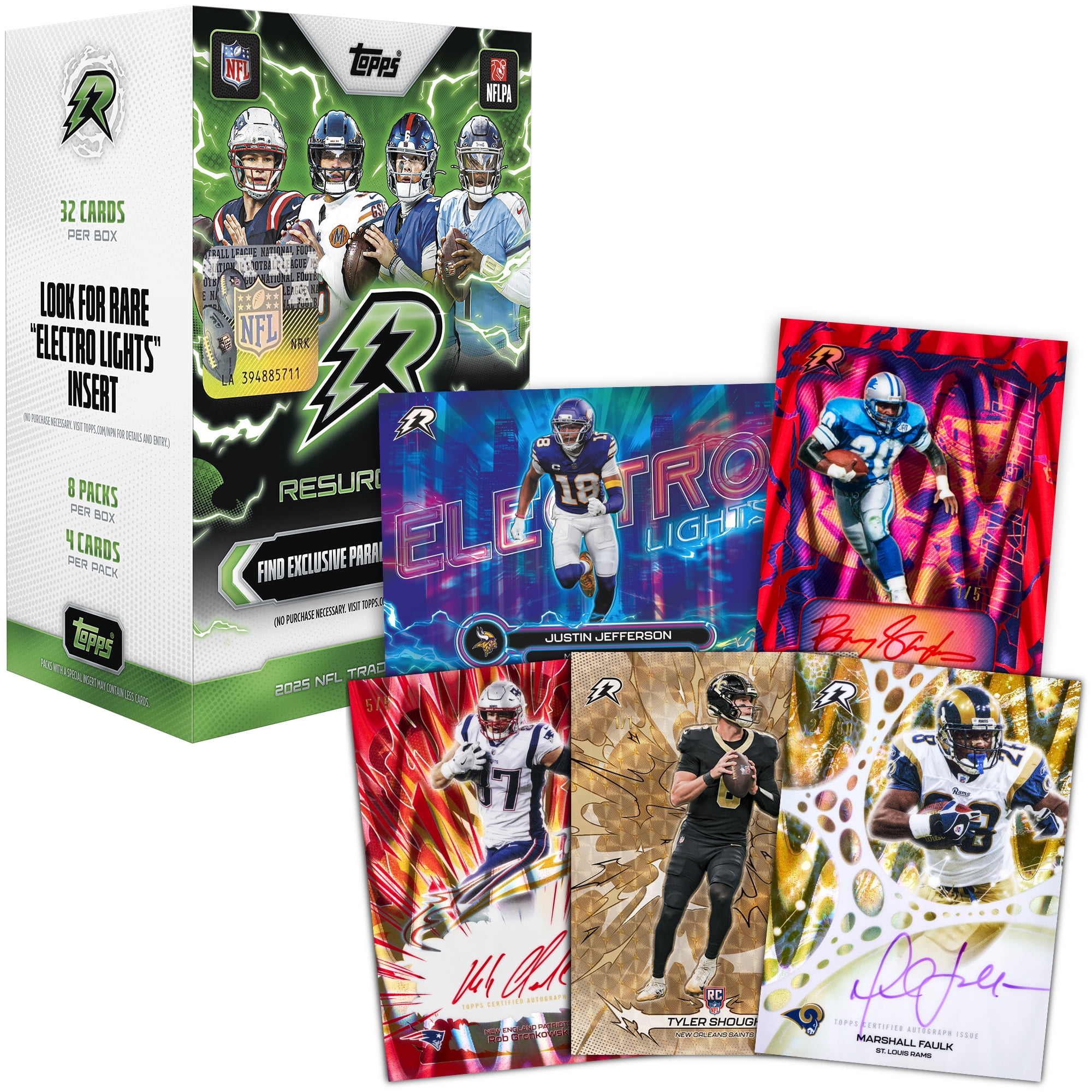 2025 Topps Resurgence Football Trading Cards Blaster Box