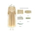 thumbnail image 5 of Vestido amarillo Padme Amidala de XCDAHAIL para mujer, para cosplay, talla S, 5 of 7