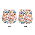 thumbnail image 5 of Picia Flowers Birds And Butterflies Pattern Women's 2 in 1 Athletic Running Shorts High Waisted Workout Casual Gym Sweat Shorts with Comfy Liner Zipper Pockets-XX-Large, 5 of 9